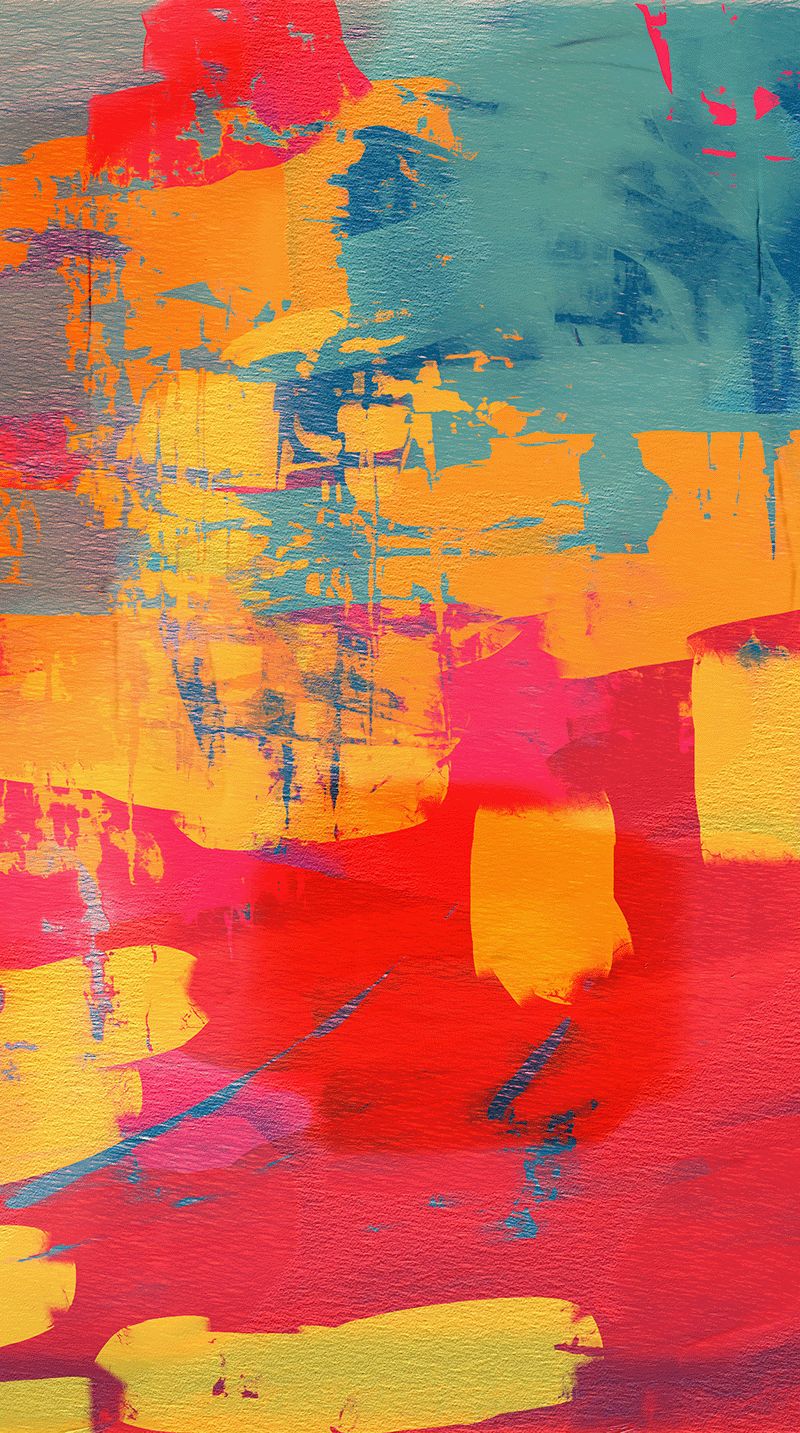 Vivid abstract art printed on a surface